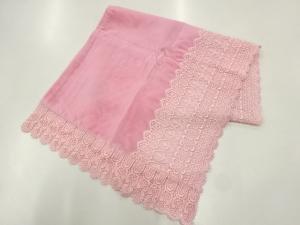 ビロードレース花模様ショール